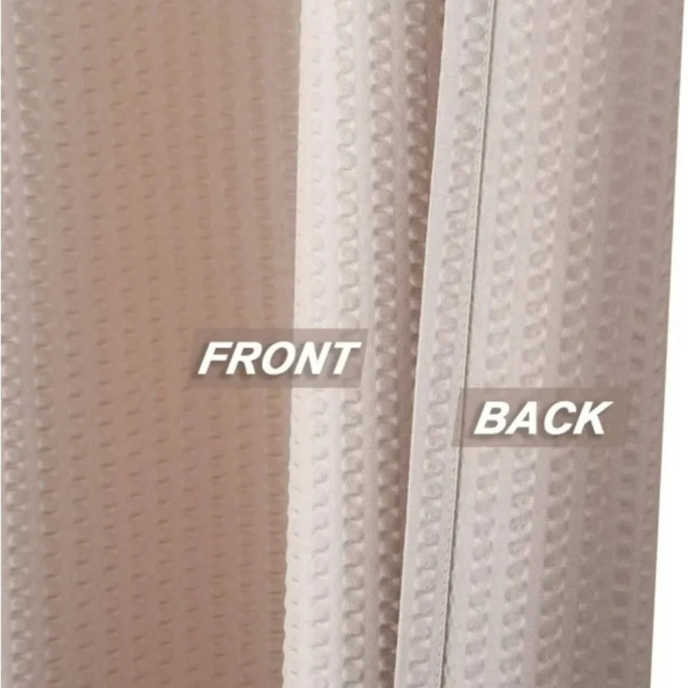 New with tags! Elegant Microfiber Taupe Shower Curtain 72 x 96